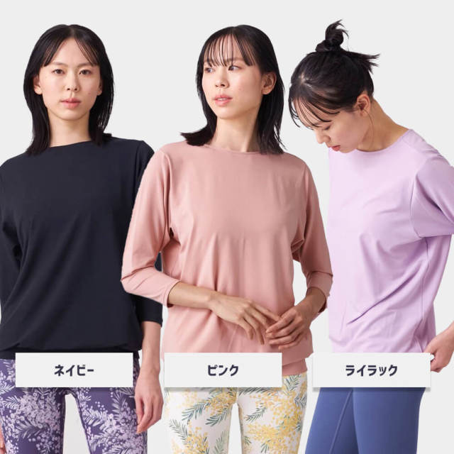 チャコット】バックリボンヘムフィットＴシャツ トップス 東京ヨガウェア