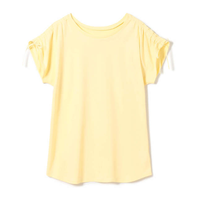 チャコット】ギャザーリボンTシャツ トップス 東京ヨガウェア