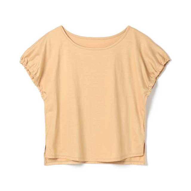 チャコット】ギャザースリーブTシャツ トップス 東京ヨガウェア