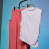 【チャコット】ドライストレッチノースリーブTシャツ