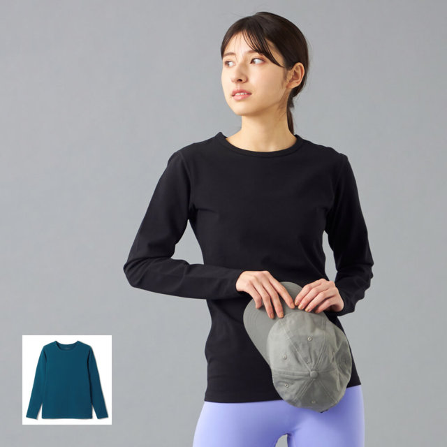 【チャコット】LoveCotton 長袖Tシャツ