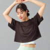【チャコット】シアーリブバックシャンTシャツ