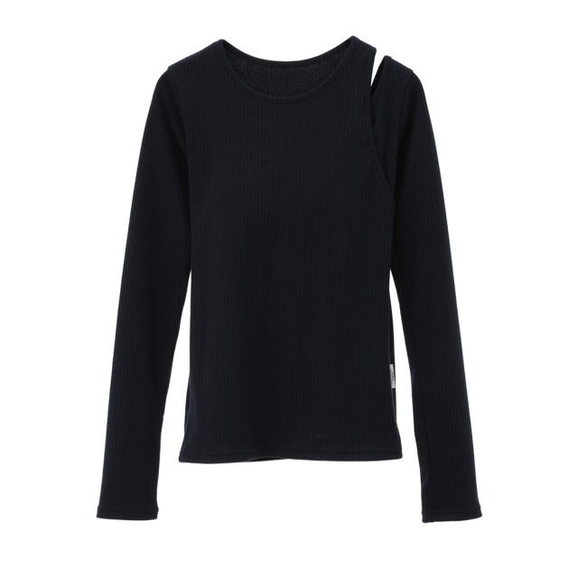【新品未使用】Julier リブロングスリーブプルオーバー/パット付き 2BUY10%OFF】【OUTLET】【Julier（ジュリエ）】リブロング